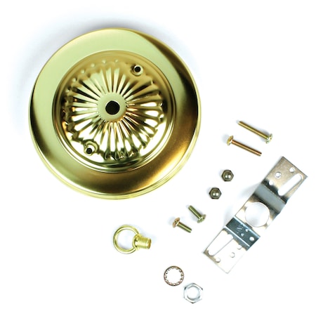 Jandorf 5" Brass Lamp Canopy Kit C60214